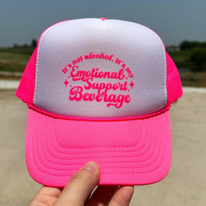 Emotional Support Beverage Trucker hat