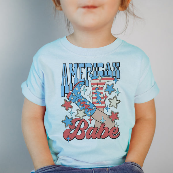 American Babe icy Blue tee