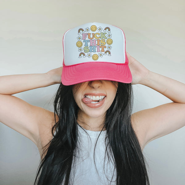 Fuck this Shit trucker hat/ tee