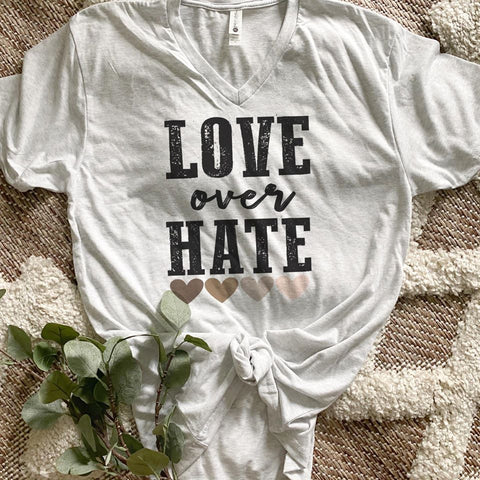 Love over hate tee