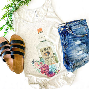 Titos floral tee or tank