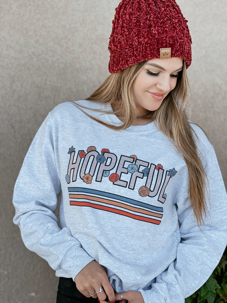 Hopeful • retro sweater