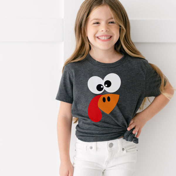 Cute Turkey Face Tee