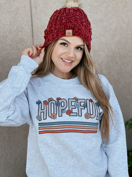 Hopeful • retro sweater