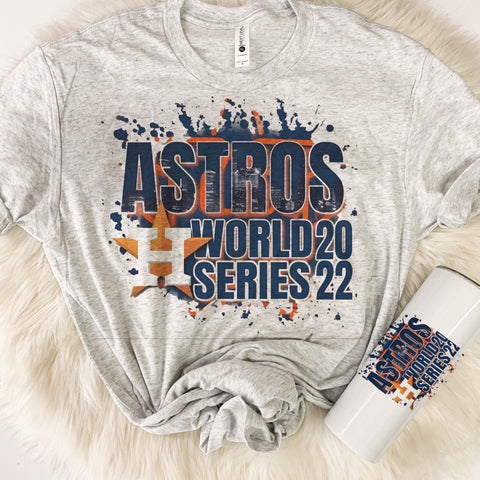 Astros World Series tee/tumbler