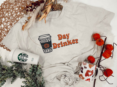 Day drinker coffee tee