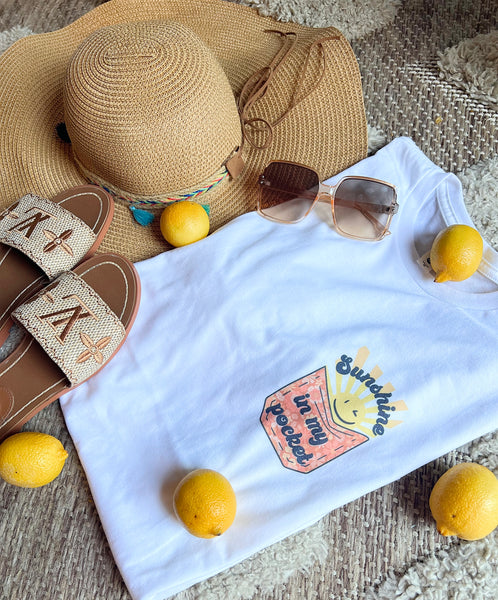 Sunshine in my pocket tee