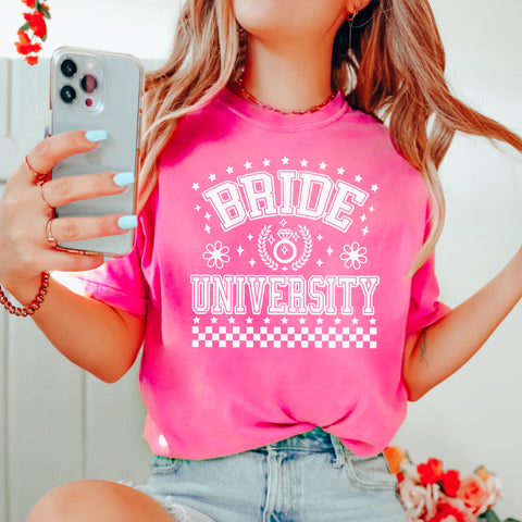 Bride university tee