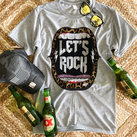 Let’s rock mouth tee