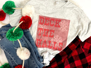 Deck the halls • snowflake tee