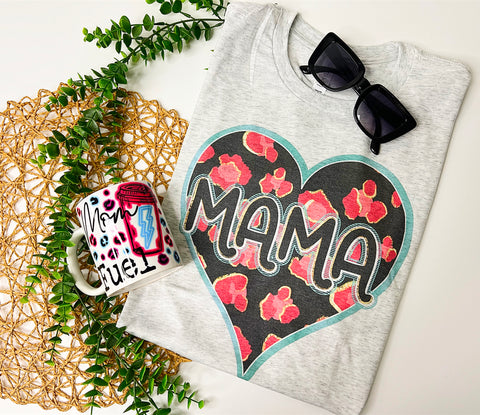 Bold Mama heart tee