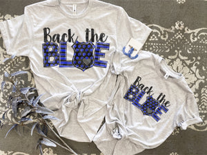 Back the blue tee