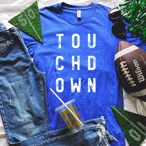 Touchdown - text tee