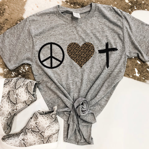 Peace love Cross tee