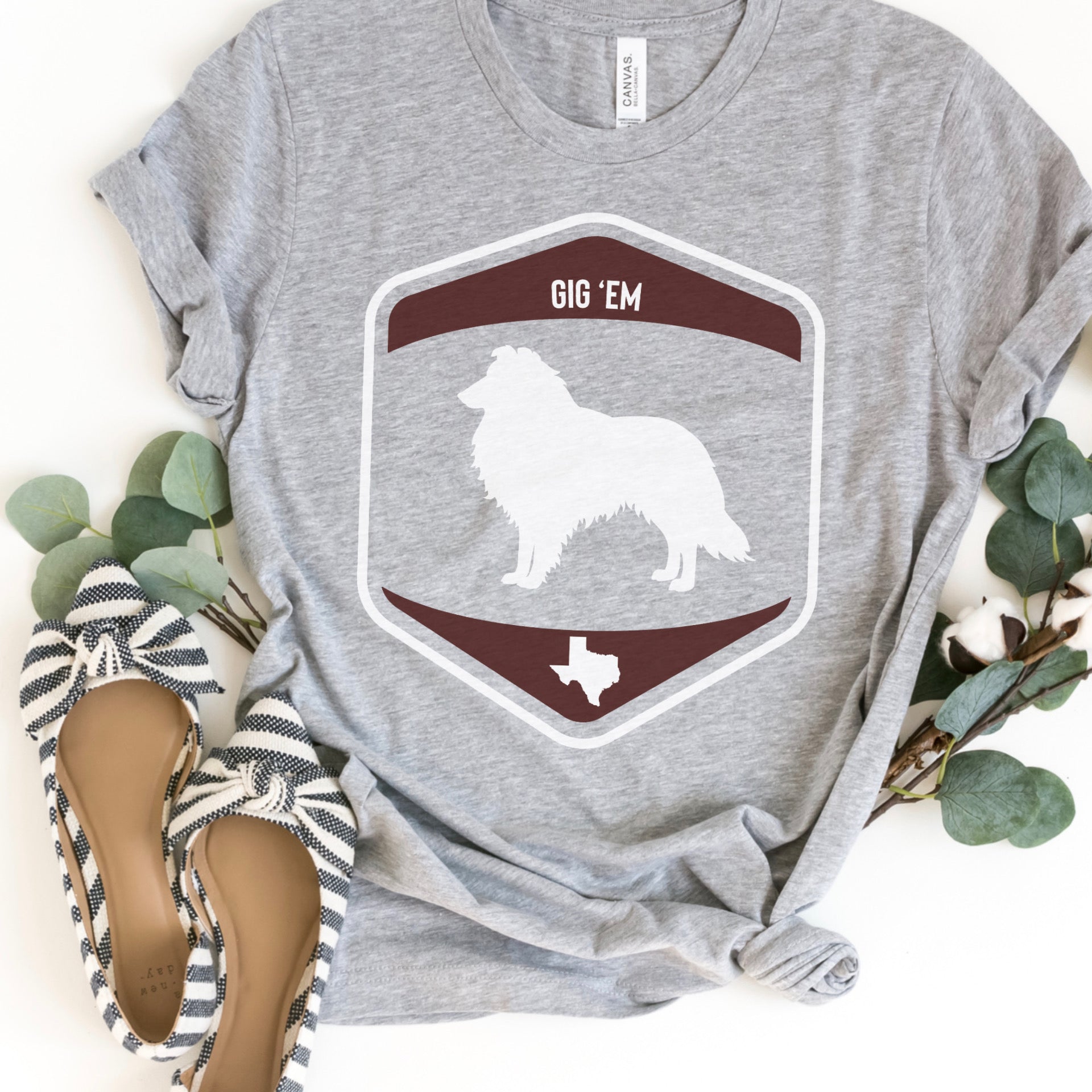 Gig Em Reveille Aggies tee