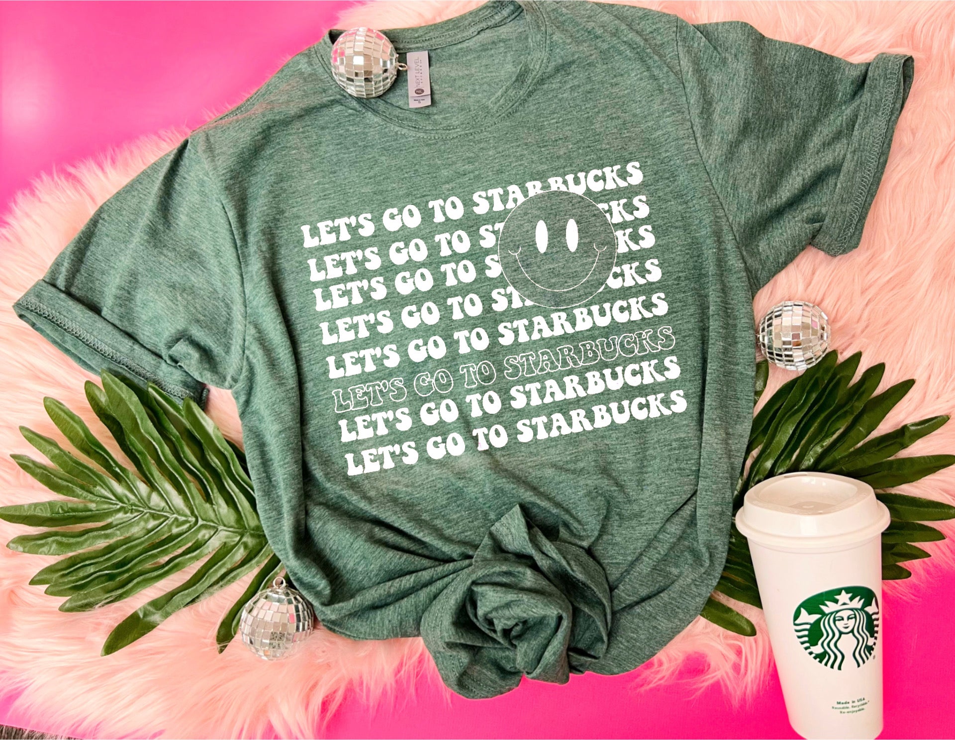 Let's Go to Starbucks tee