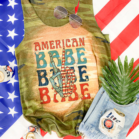 AMERICAN BABE TANK/TEE