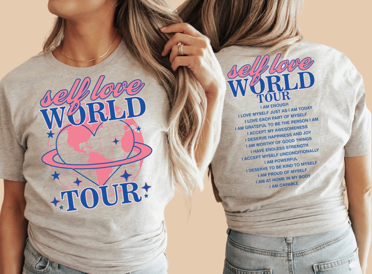 Self love World tour tee