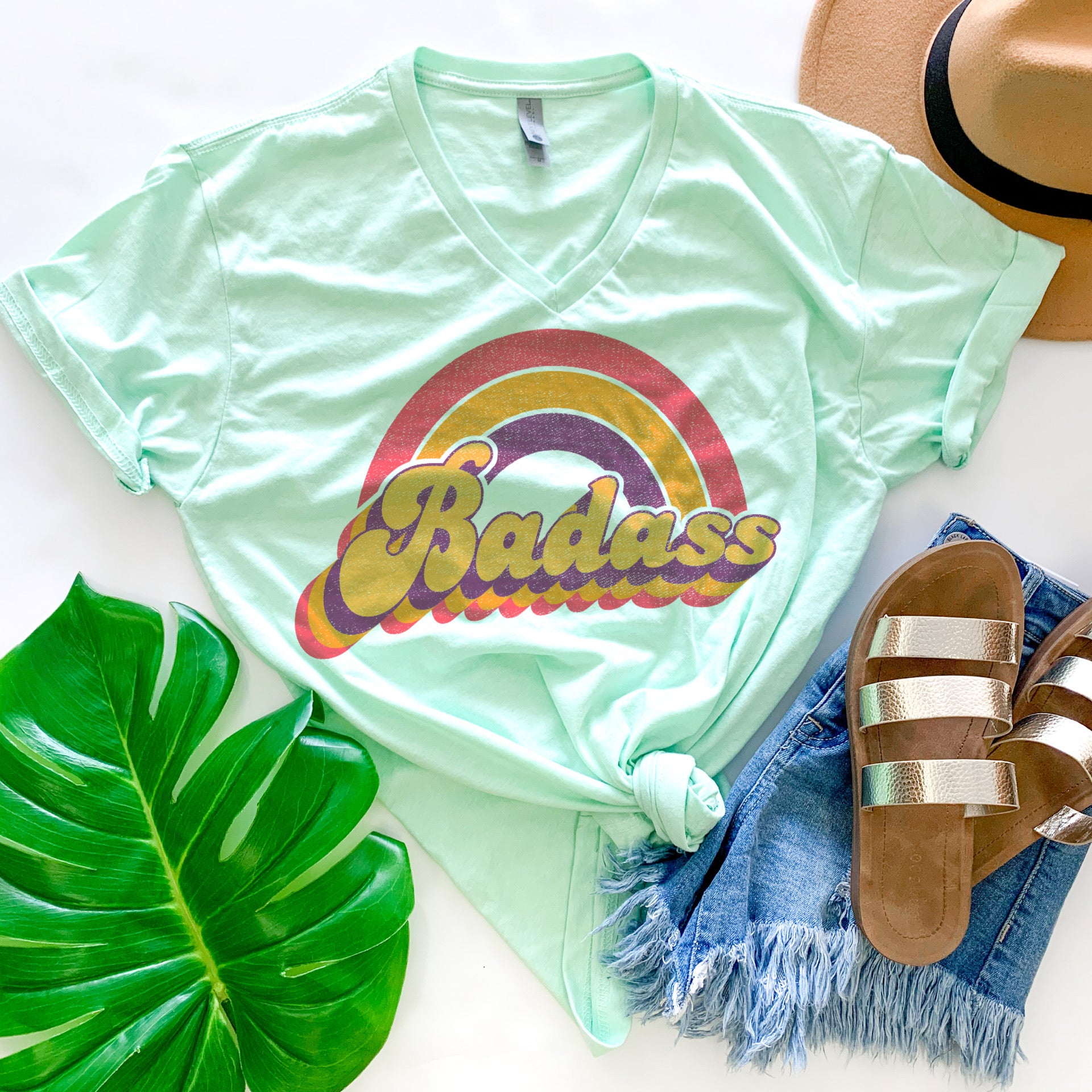 Badass rainbow tee