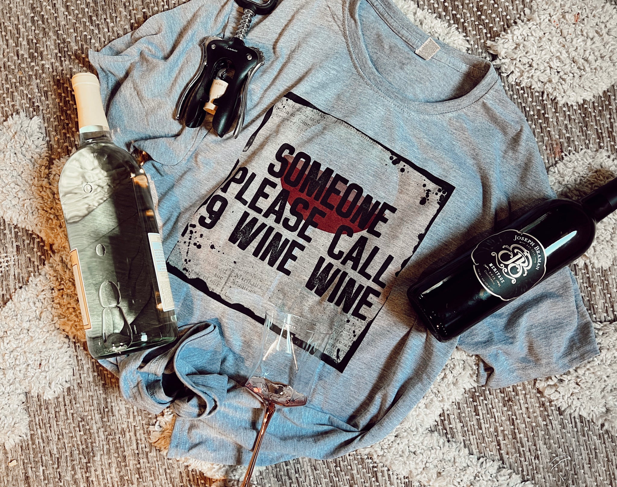 Someone call 9 wine wine 🍷 tee