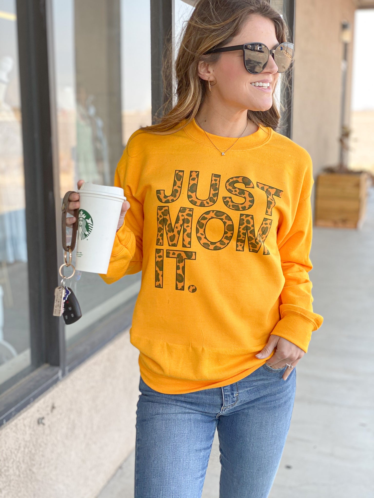 Just mom it (sweater or tee)