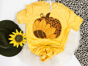 Sunflower pumpkin tee