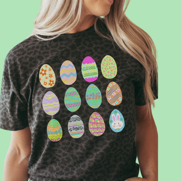 All the cute Easter eggs tee (YTH also avail)