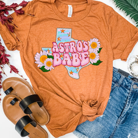 Astros babe retro tee