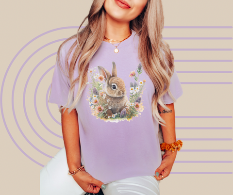 Sweet fluffy bunny tee