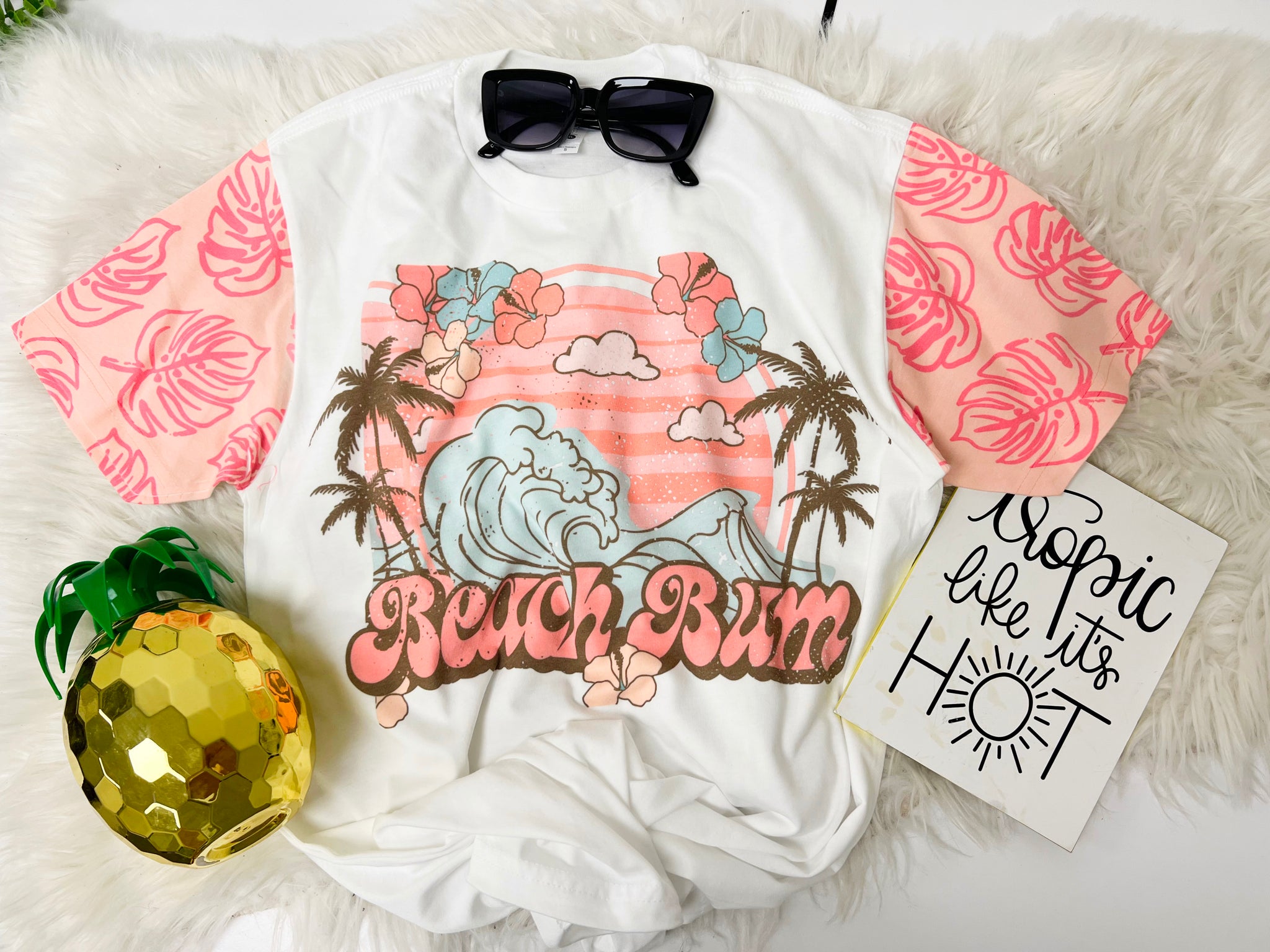 Beach Bum - tropical tee