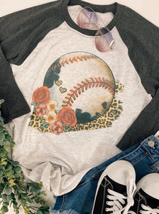 Boujie Baseball raglan