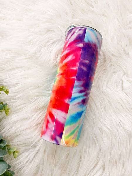 Tie dye tumbler