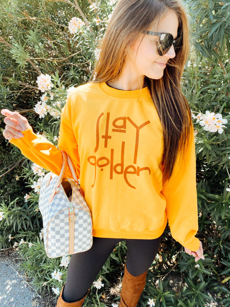 Stay Golden sweater