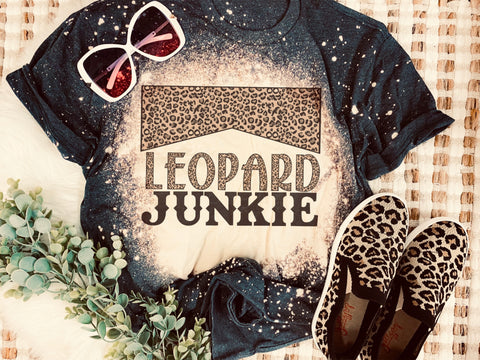 Leopard junkie tee