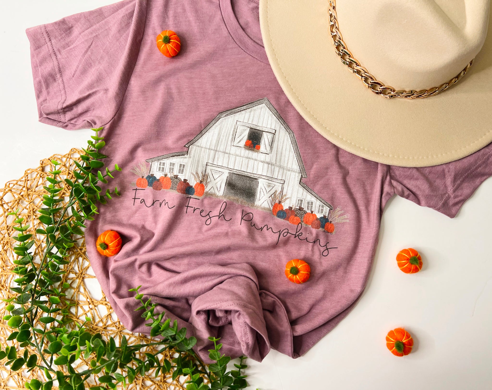 Farm Fresh Pumpkins Barn tee