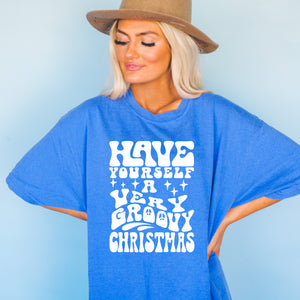 Have yourself a very groovy Christmas tee