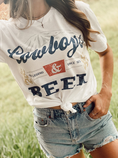 Cowboys and beer 🍺 tee