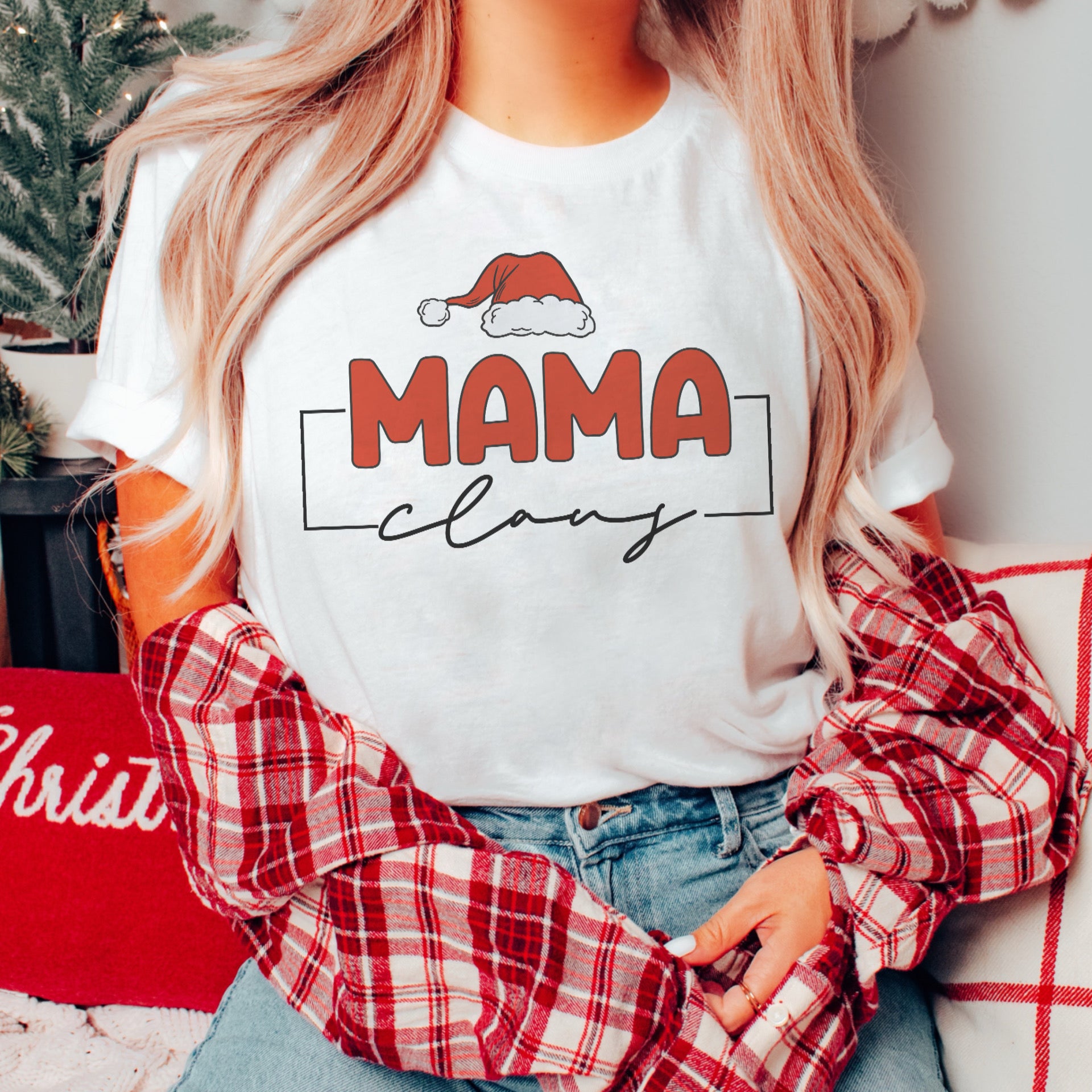 Mama Claus cute tee