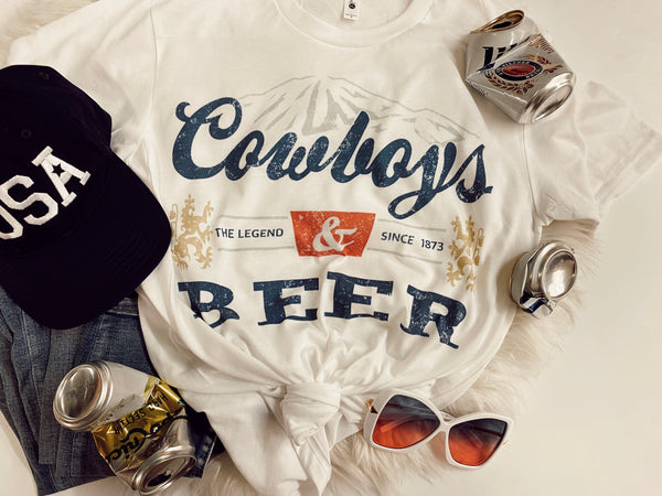 Cowboys and beer 🍺 tee