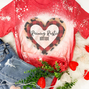 Custom boutique name ♥️ heart tee