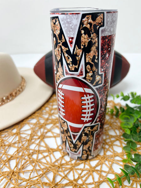 Football Mom tumbler