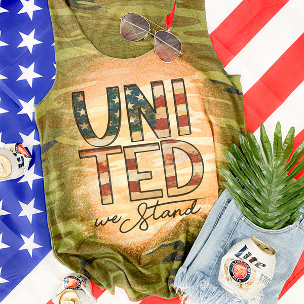 United we stand camo tanks