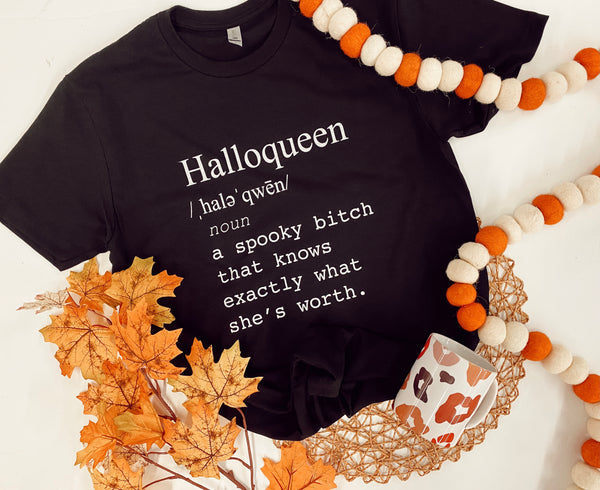 Halloqueen tee