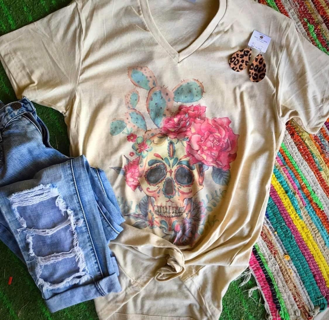 Gypsy skull tee