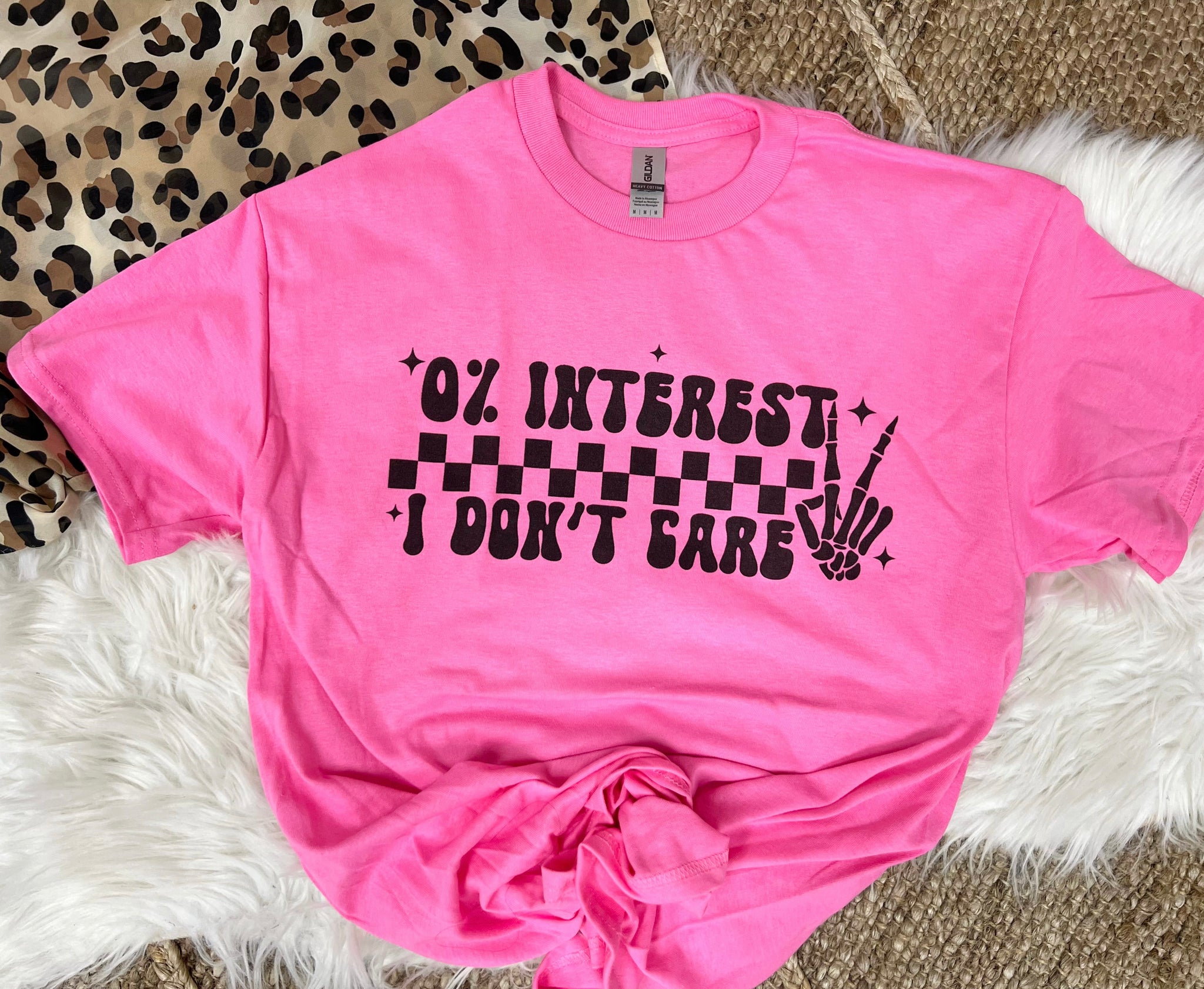 0% interest, I don’t care tee