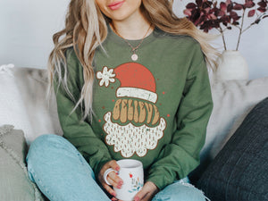 Believe Santa beard sweater