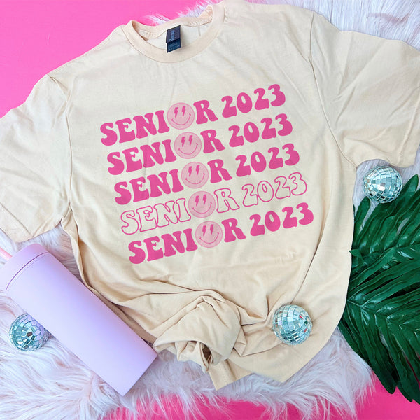 Senior 2023 stacked tee