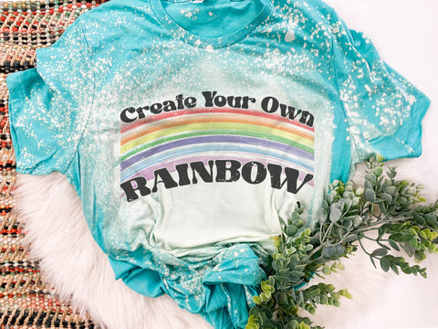 Create your own rainbow tee