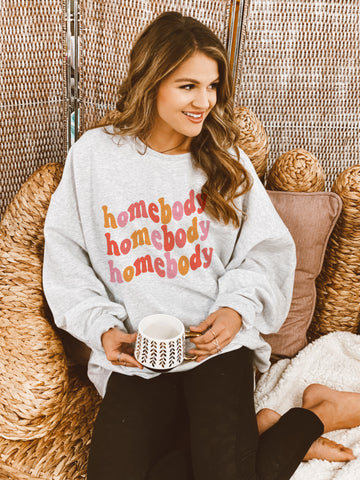 Homebody x3 cute retro sweater or long sleeve tee