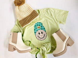 Beanie lucky smiley tee